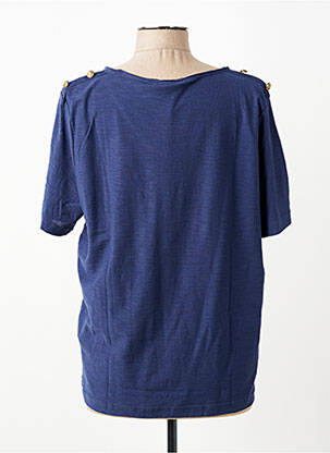 T-shirt coupe droite manches courtes bleu ARMOR LUX femme