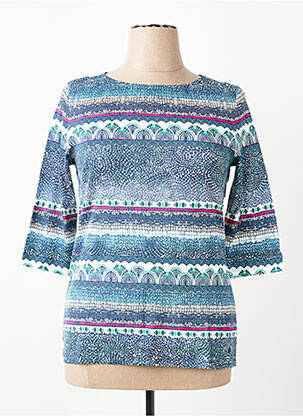 T-shirt imprimé fantaisie manches courtes vert OLSEN femme