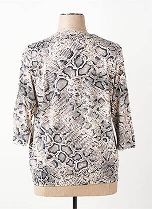 T-shirt manches 3/4 manches 3/4 beige OLSEN femme