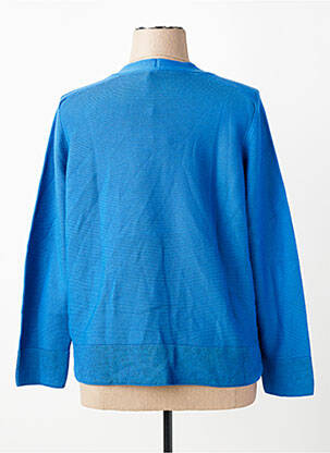 Gilet manches longues coupe cintrée bleu RABE femme