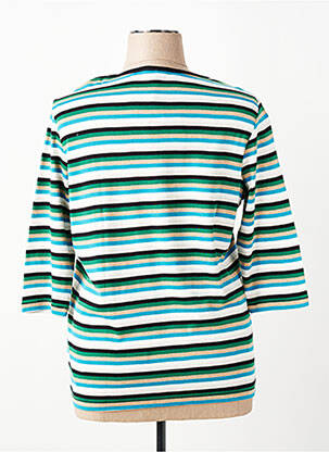 T-shirt manches 3/4 manches 3/4 vert OLSEN femme