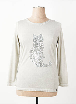 T-shirt manches longues manches longues beige OLSEN femme