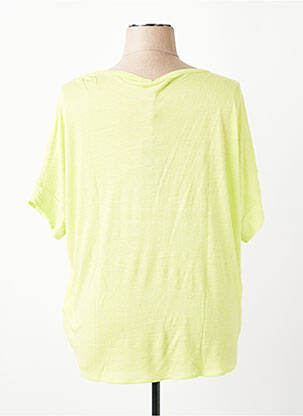 T-shirt imprimé fantaisie manches courtes vert OLSEN femme