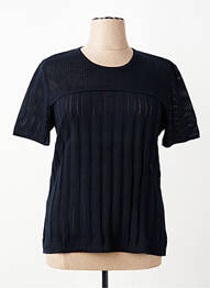T-shirt coupe droite manches courtes noir RODAM femme