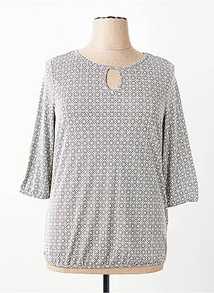 T-shirt manches 3/4 manches 3/4 blanc OLSEN femme