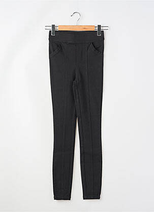 Pantalon slim taille élastique noir BROADWAY femme