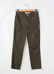 Pantalon slim poches vert STREET ONE femme