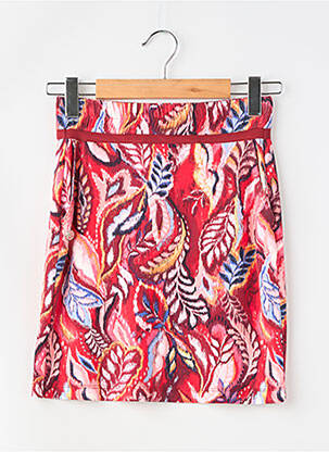 Jupe courte poches rouge STREET ONE femme