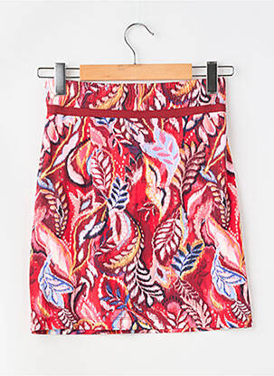 Jupe courte poches rouge STREET ONE femme