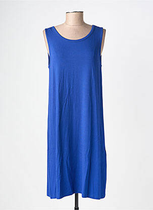 Robe courte sans manche sans manche bleu STREET ONE femme