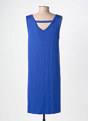 Robe courte sans manche sans manche bleu STREET ONE femme