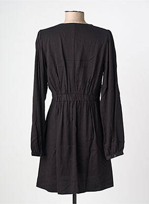Robe mi-longue manches longues manches longues noir ONLY femme