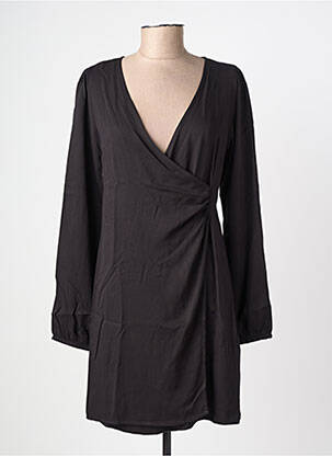 Robe courte manches longues manches longues noir ONLY femme