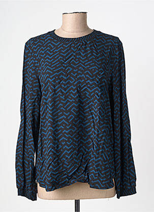 Blouse imprimé fantaisie manches longues bleu STREET ONE femme