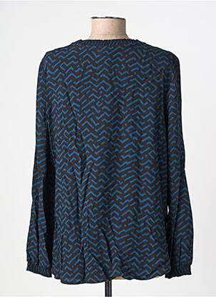 Blouse imprimé fantaisie manches longues bleu STREET ONE femme