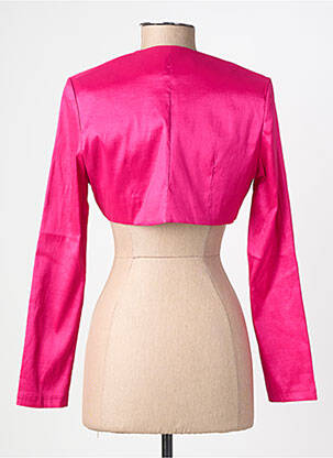 Boléro manches longues rose FLOWER BY CHARM'S femme