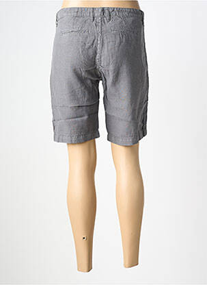 Bermuda coupe droite gris COUTURIST femme