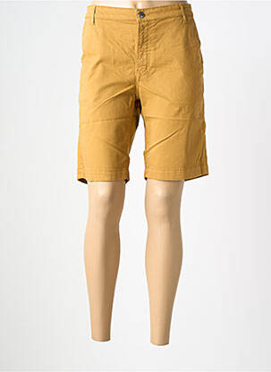 Bermuda coupe droite jaune COUTURIST femme