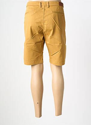 Bermuda coupe droite jaune COUTURIST femme