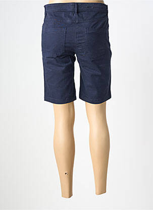 Bermuda coupe droite bleu COUTURIST femme