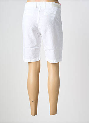 Bermuda coupe droite blanc COUTURIST homme