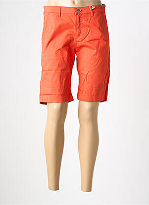 Bermuda coupe droite orange COUTURIST femme