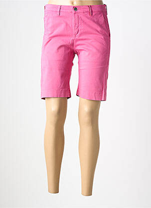 Bermuda coupe droite rose COUTURIST femme