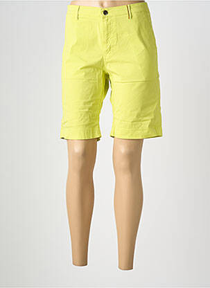 Bermuda coupe droite vert COUTURIST femme