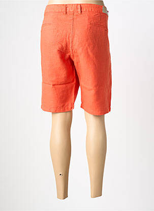 Bermuda coupe droite taille normale orange COUTURIST femme