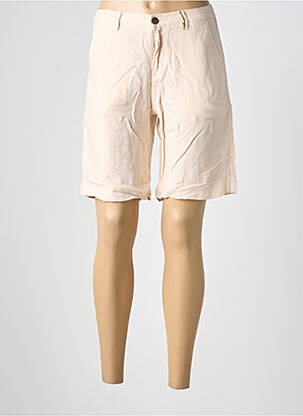 Bermuda coupe droite taille normale rose COUTURIST femme