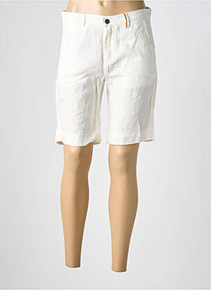 Bermuda coupe droite taille normale blanc COUTURIST femme