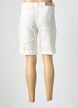 Bermuda coupe droite taille normale blanc COUTURIST femme