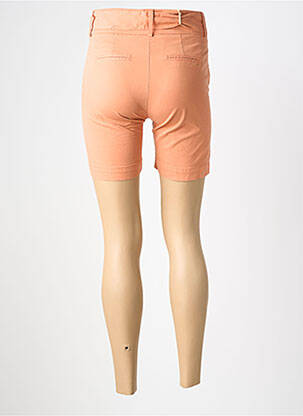 Short fermeture zippée sous rabat boutonné taille normale orange COUTURIST femme