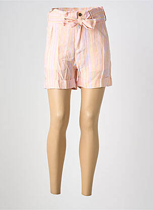 Short fermeture zippée sous rabat boutonné taille normale orange COUTURIST femme