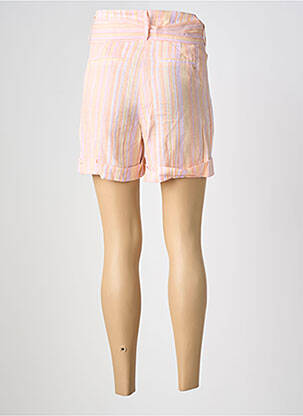 Short fermeture zippée sous rabat boutonné taille normale orange COUTURIST femme