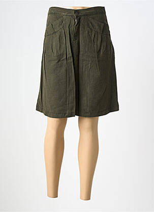 Jupe mi-longue taille normale vert COUTURIST femme