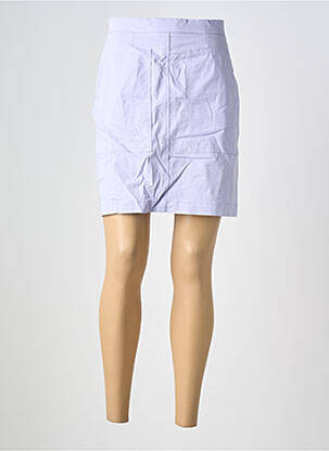 Jupe courte taille à pinces violet COUTURIST femme