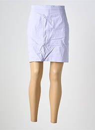 Jupe courte taille à pinces violet COUTURIST femme