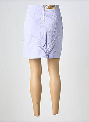 Jupe courte taille à pinces violet COUTURIST femme