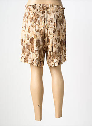 Short coupe fluide taille normale beige COUTURIST femme