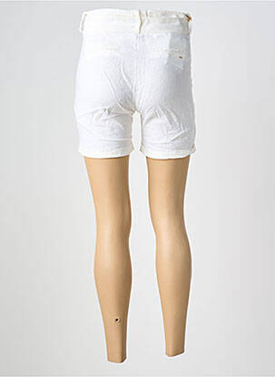 Short taille à pinces taille haute beige COUTURIST femme