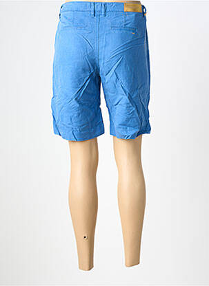 Bermuda taille à pinces taille normale bleu COUTURIST femme