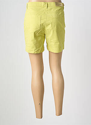 Short fermeture zippée sous rabat boutonné taille normale vert COUTURIST femme
