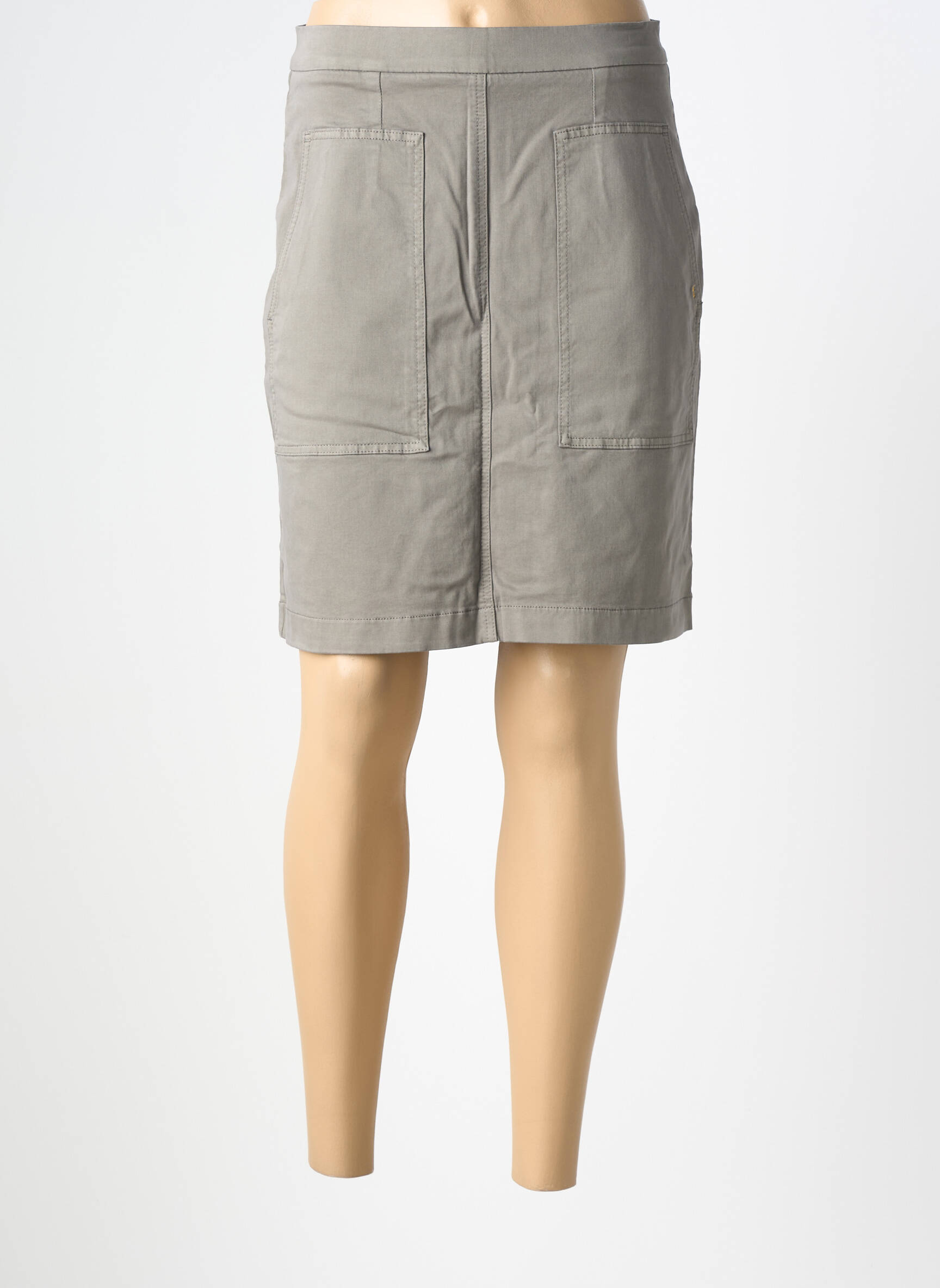 Jupe courte poches vert fonce COUTURIST femme