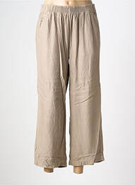 Pantalon large tissage popeline taille normale gris COUTURIST femme