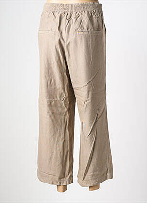 Pantalon large tissage popeline taille normale gris COUTURIST femme