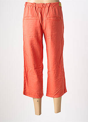 Pantacourt taille élastique taille normale rouge COUTURIST femme