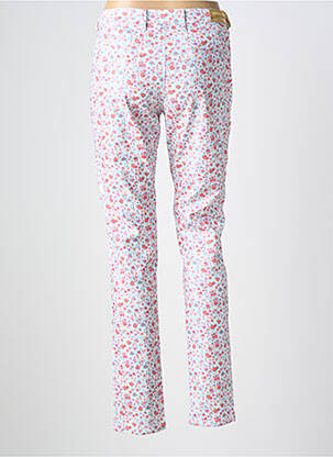 Pantalon droit stretch taille normale blanc COUTURIST femme