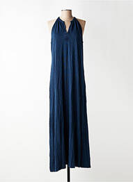Robe longue sans manche sans manche bleu SURKANA femme