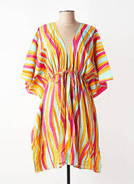 Robe de plage coupe cintrée jaune SURKANA femme